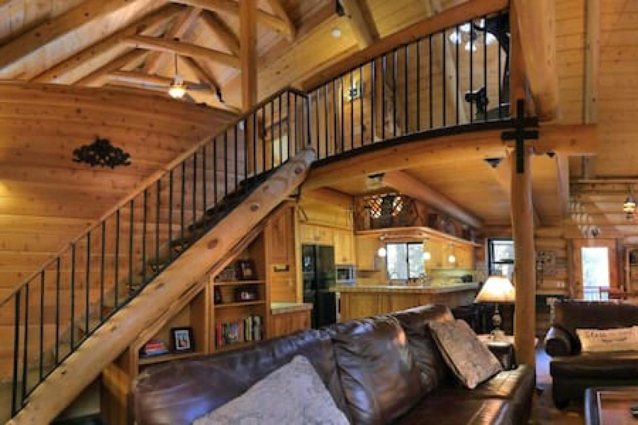 Eagles Nest - Natural Log Cabin With Guest House Idyllwild Dış mekan fotoğraf